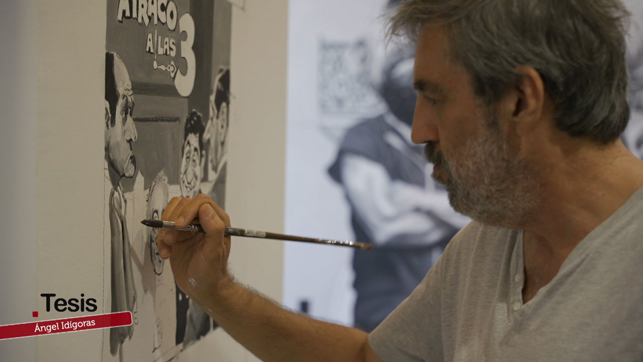 Ángel Idígoras: trayectoria, murales, humor gráfico y nuevas obras del artista malagueño