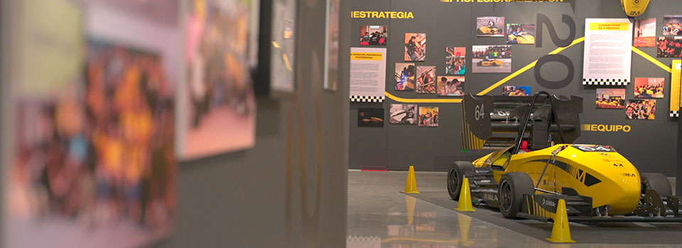MART UMA: la exposición que muestra 10 años de Formula Student en Málaga